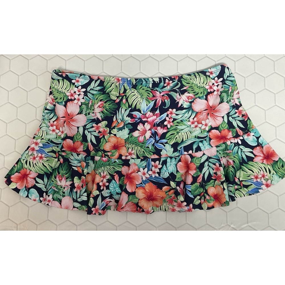 NEW Tommy Bahama Island Cays Flora Skirted Bikini Bottoms SP Women's Swim UPF50+ - Picture 7 of 12